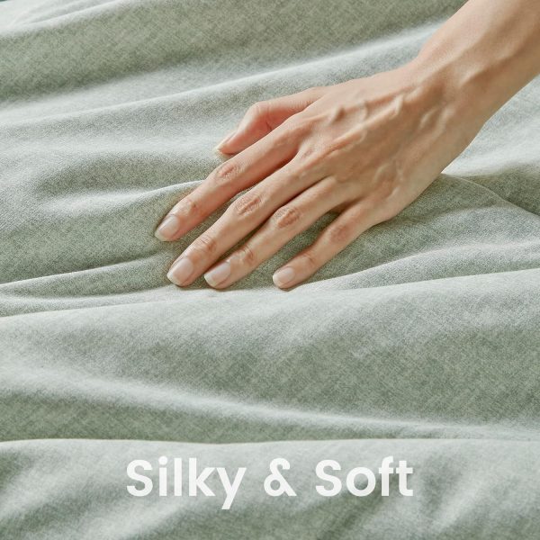Comfort Spaces King Comforter Set - 3pcs (1 Microfiber Comfo... - Image 5
