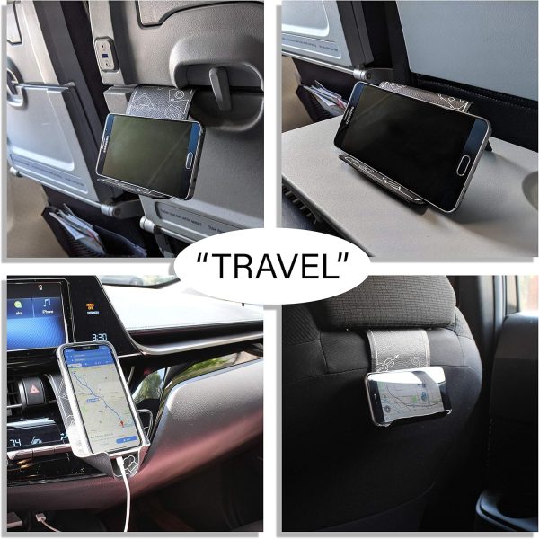 Flex Flap Leather Cell Phone Holder & Tablet Stand for Desk,... - Image 3
