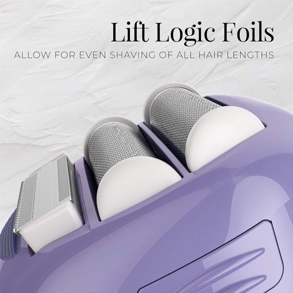 Remington Smooth & Silky Electric Shaver for Women, 4-Blade ... - Image 5