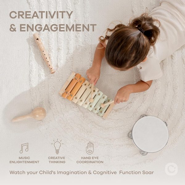 Comfy Cubs 4-Piece Kids Musical Instruments Set - Fun, Safe ... - Image 2