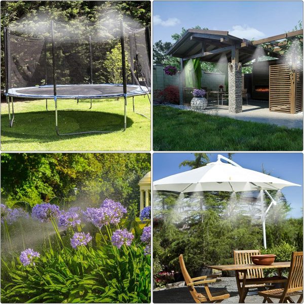 GMAULEE Misting Cooling System, DIY 33FT Misting Line + 10 B... - Image 5