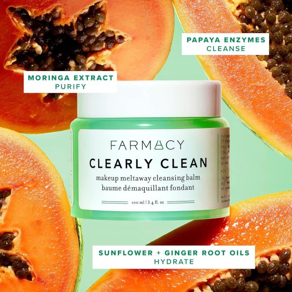 Farmacy Makeup Remover Cleansing Balm - Clearly Clean Sensit... - Image 4