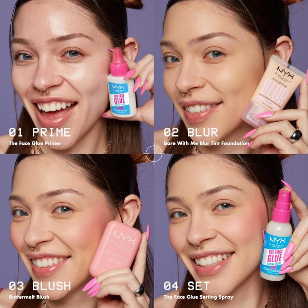 NYX Professional Makeup The Face Glue Setting Spray, Grippin... - Image 8
