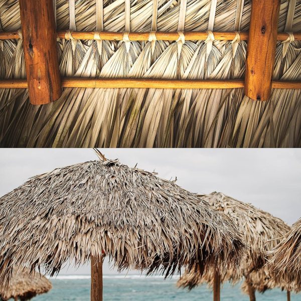 5m Straw Roof Thatch –Mexican Style Artificial Palm Thatch R... - Image 5