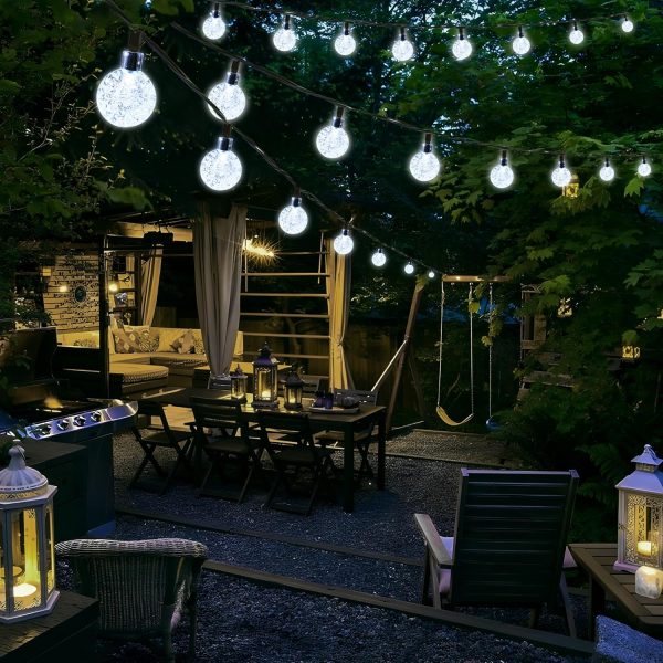 Joomer Solar String Lights Outdoor 39FT 60LED Solar Globe St... - Image 7